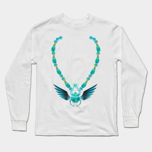 scarab necklace Long Sleeve T-Shirt